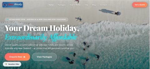 BestBreaks website screenshot